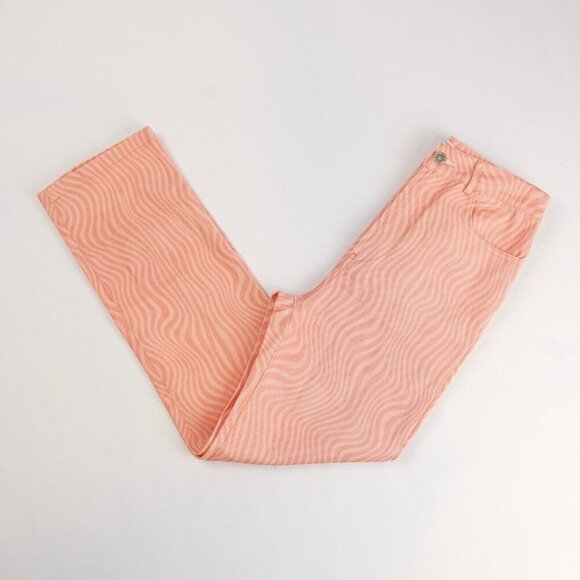 Peppermayo Pink Wave Electric Avenue Straight Leg Pants - US 2 - NWT - Picture 2 of 9